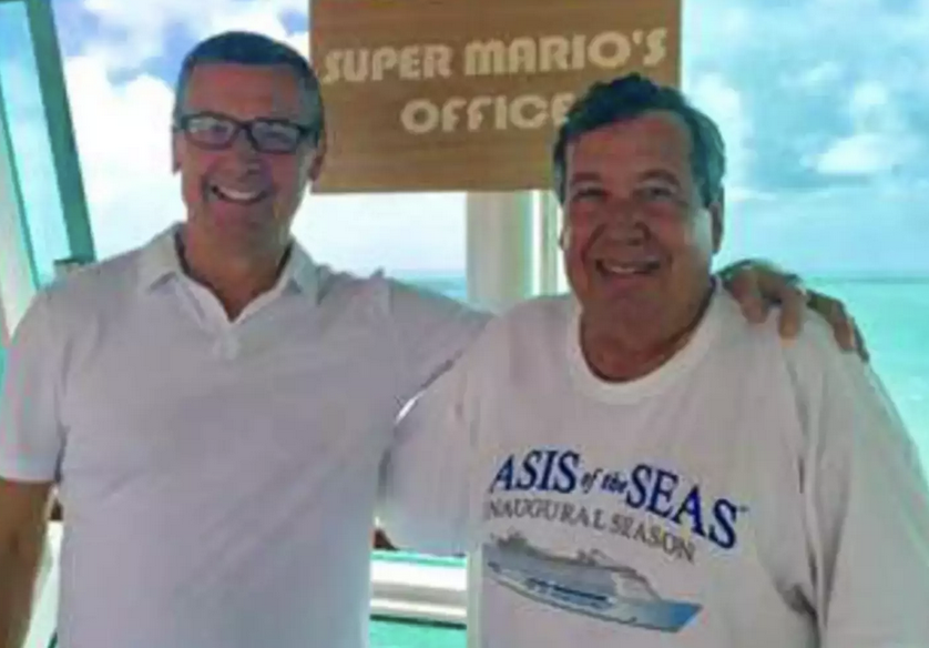 Mario Salcedo living on a Royal Caribbean cruise ship